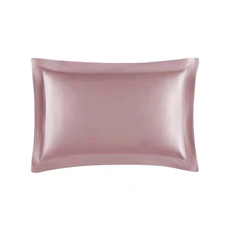 Warna pink desain baru pabrik langsung sarung bantal sutra murbei