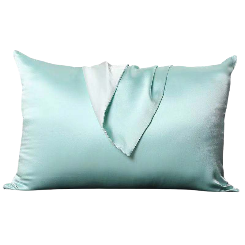 Green color   OEKO test soft luxury silk mulberry pillowcase