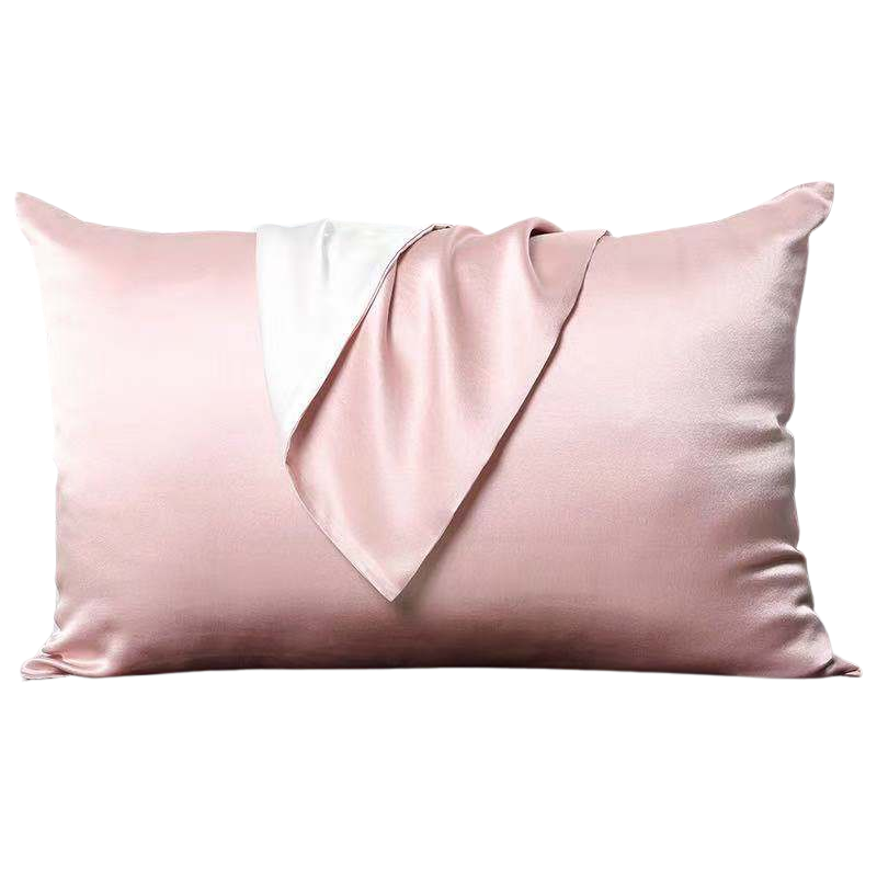 Pink color OEKO test soft luxury silk mulberry pillowcase