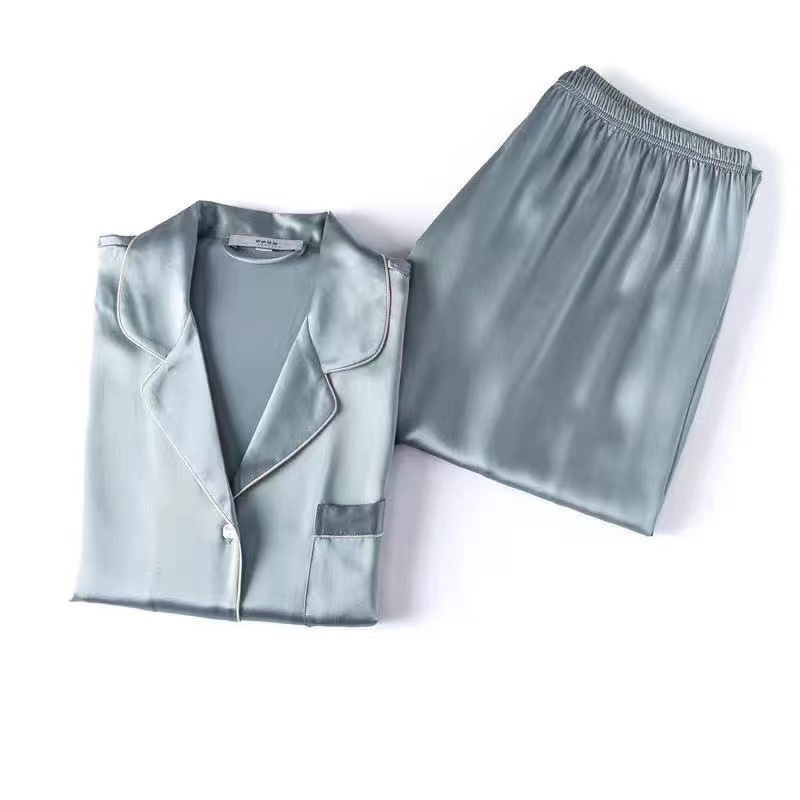 women luxury wholesale  silk n two piece 100 pure mulberry silk pajamas pj sets