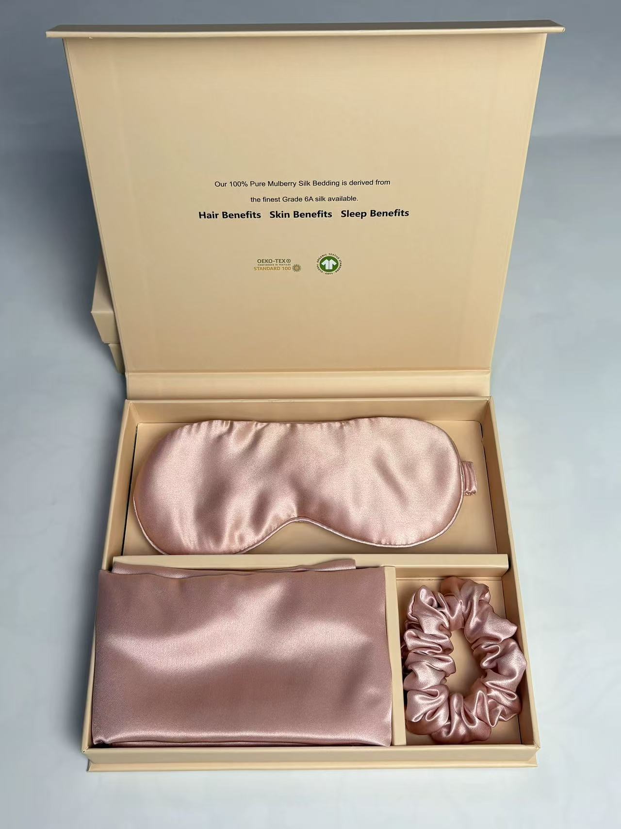 MÁSCARA DE DORMIR DE SEDA